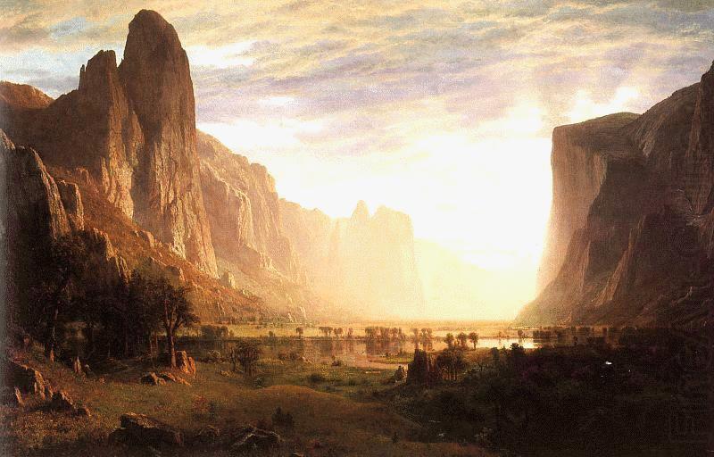 Looking Down the Yosemite Valley, California, Albert Bierstadt